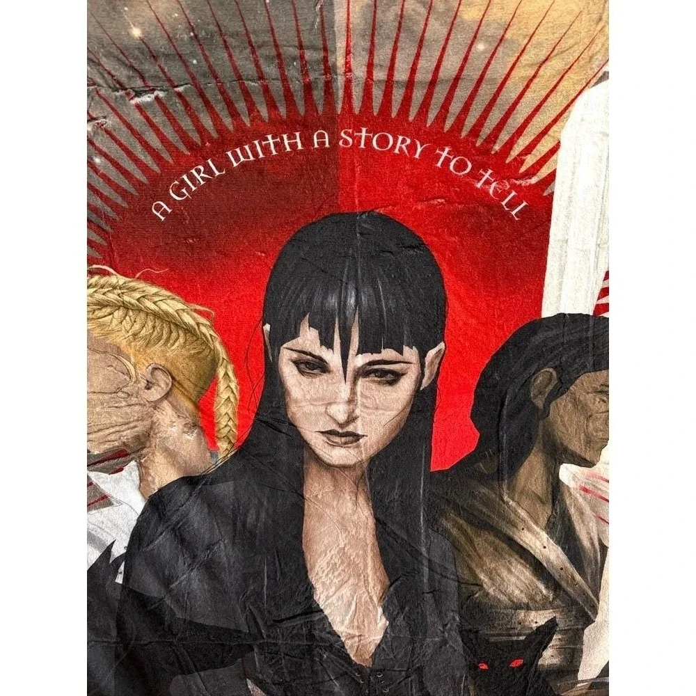Jay Kristoff LitJoy Nevernight Chronicles Mia Corvere Fleece Blanket 51x71.5 NEW
